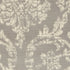 2' X 4' Gray Damask Power Loom Area Rug